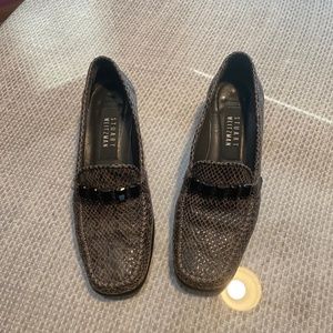 Stuart Weitzman  Snakeskin loafers